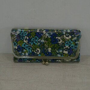 Liberty of London for Target Blue Ditsy Floral Kiss Lock Clutch |Tri-fold Wallet
